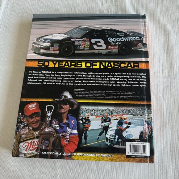 Hardcover 50 Years of Nascar Book - Picture 3 of 7